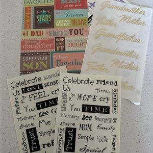Assorted Sentiment Stickers